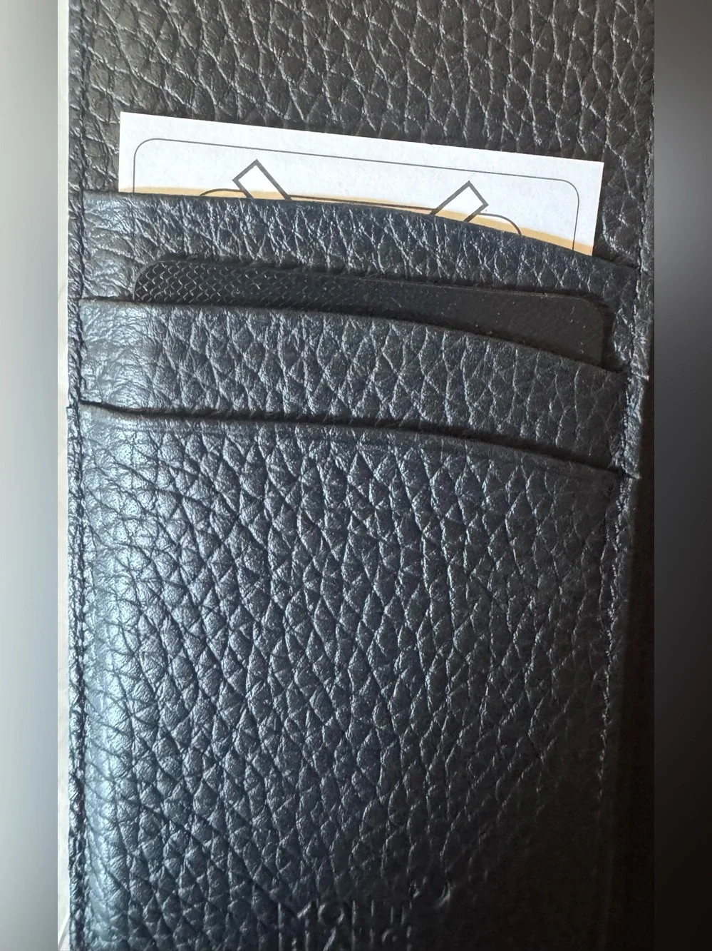 Mont Blanc Meisterstück Sartorial iPhone XS Soft Grain Saffiano Flip Side Cover